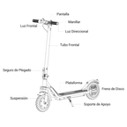 Patineta Eléctrica BALANTY by HYUNDAI Scooty 350W