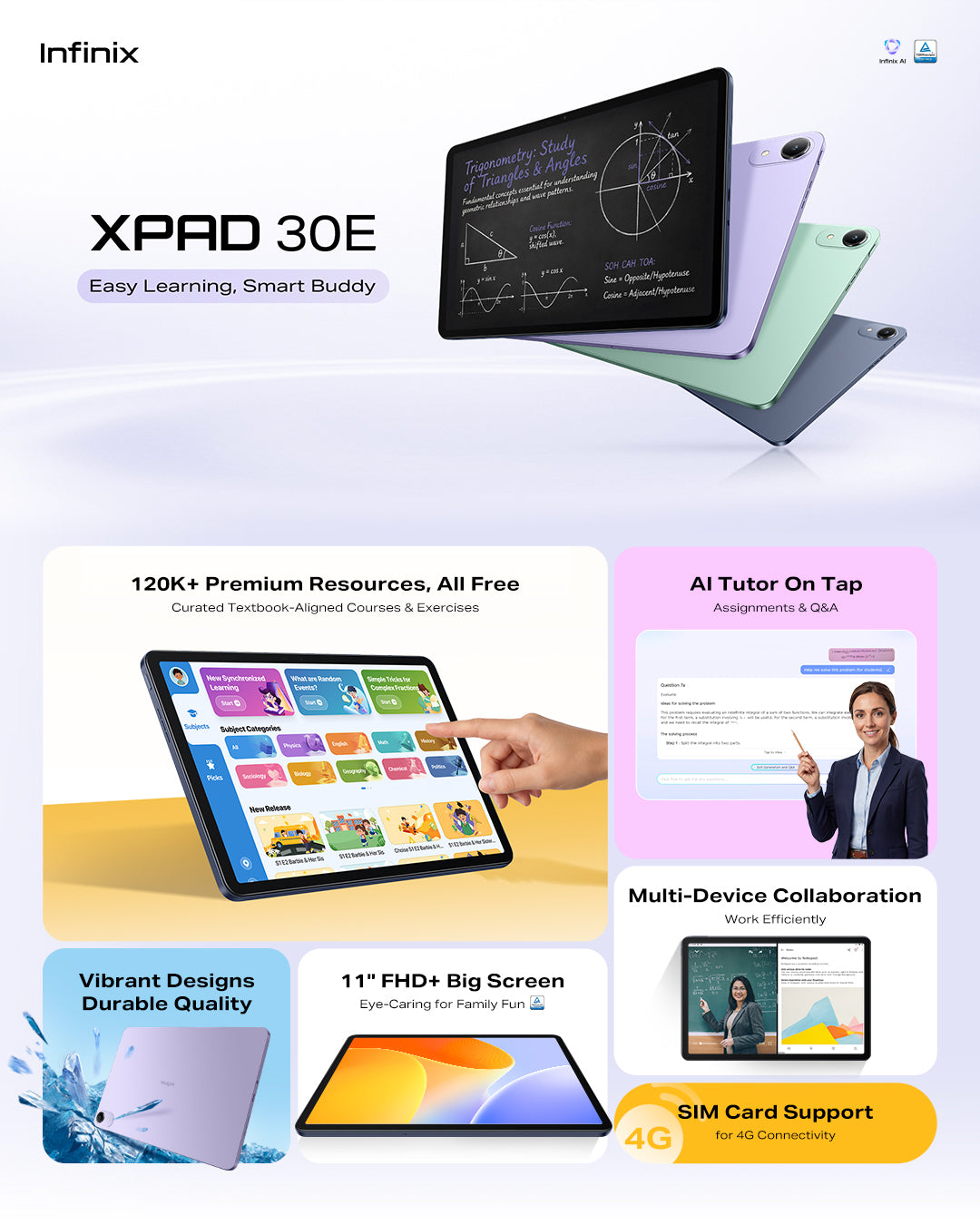 TABLET INFINIX XPAD 30E