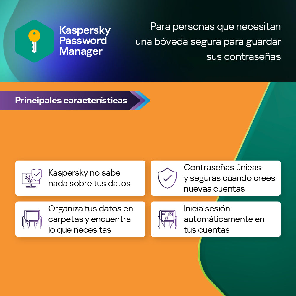 Kaspersky Cloud Password Manager - 1 Usuario 1 año