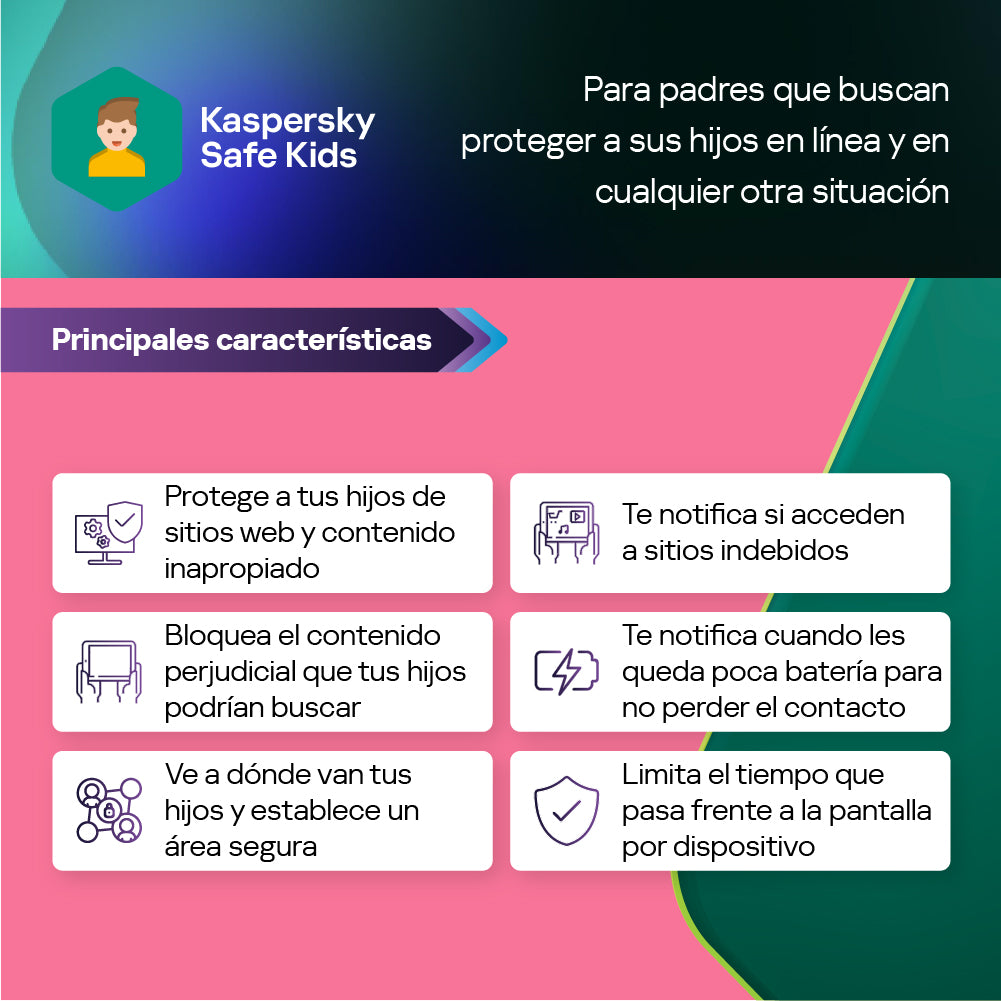 Kaspersky Safe Kids - 1 Usuario 1 año
