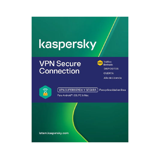 Kaspersky Secure Connection - 1 Usuario 5 dispositivos 1 año