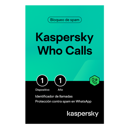 Kaspersky Who Calls 1 Usuario 1 Año
