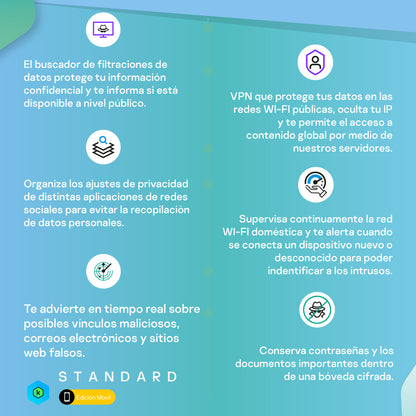 Kaspersky Standard Mobile 1 Usuario 1 Año