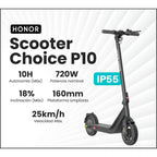 Patineta Eléctrica HONOR Choice P10 720W