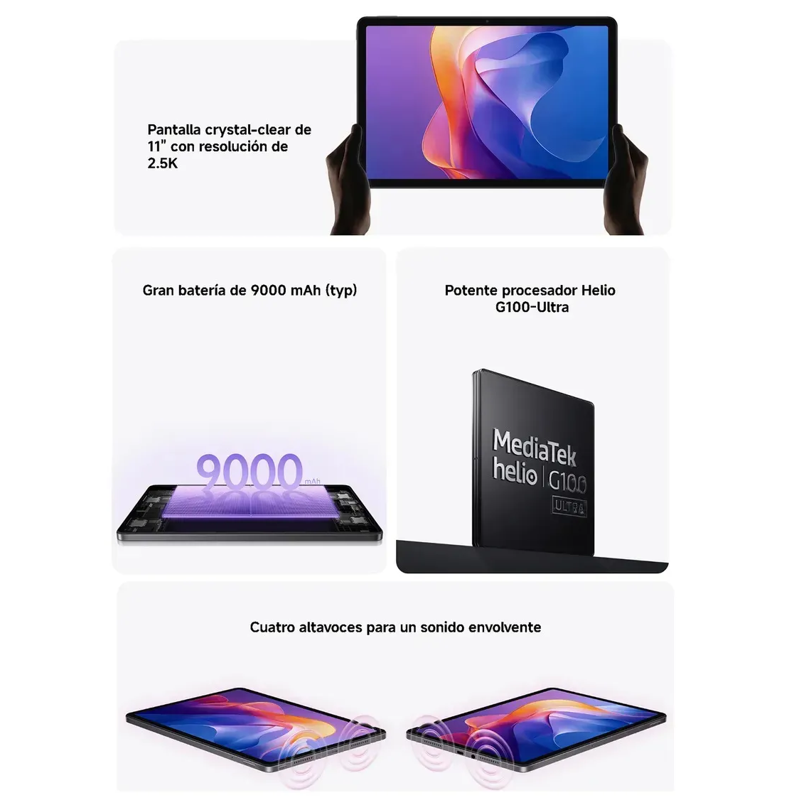 TABLET REDMI PAD 2 4G 4+128GB