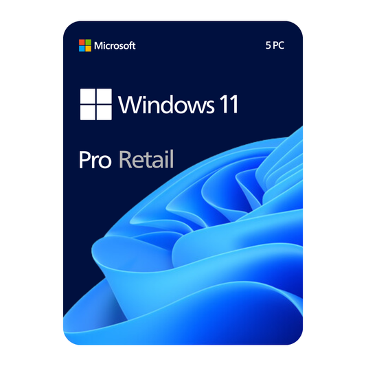 Windows 11 Pro Retail - 5 PC