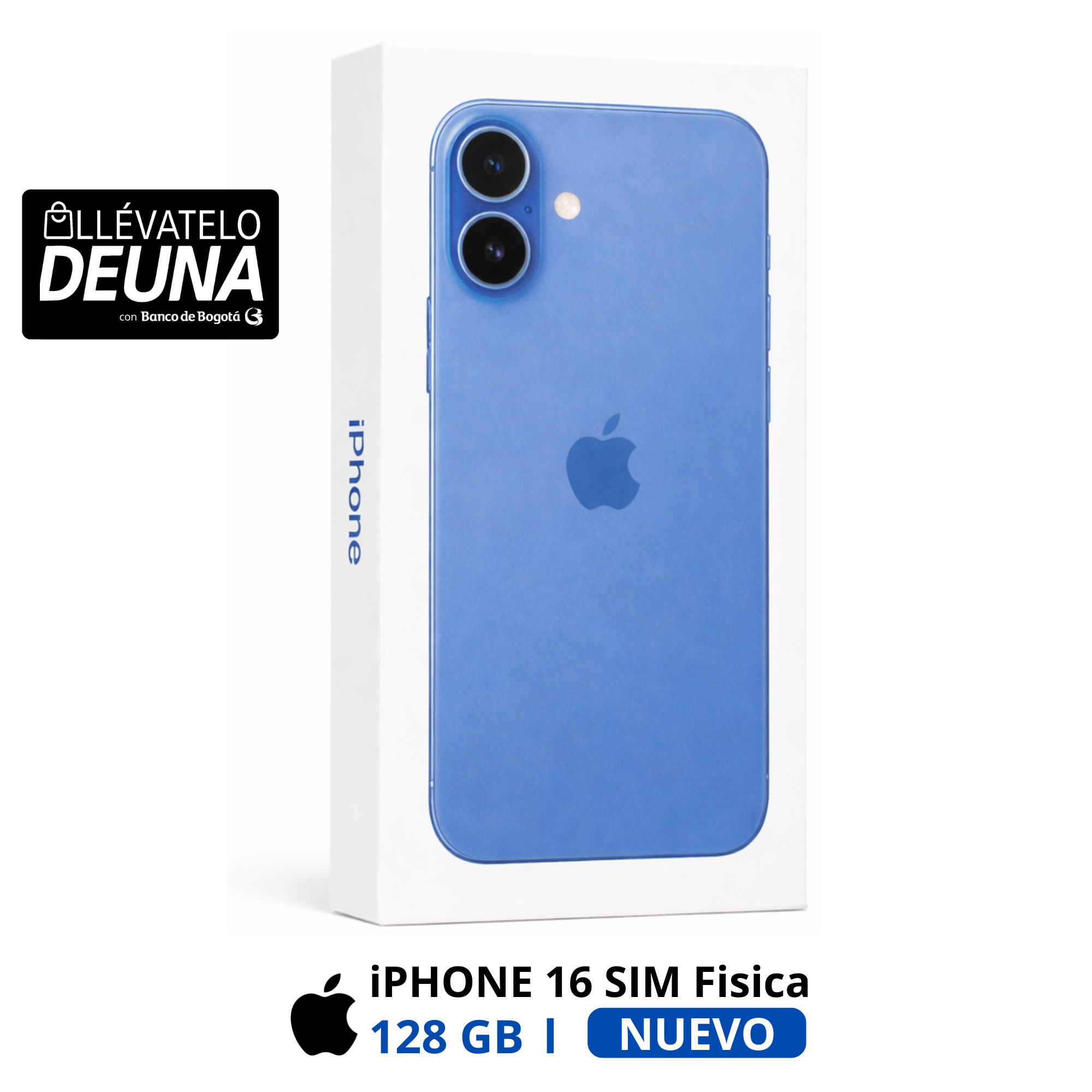 iPhone 16 128GB SIM Fisica