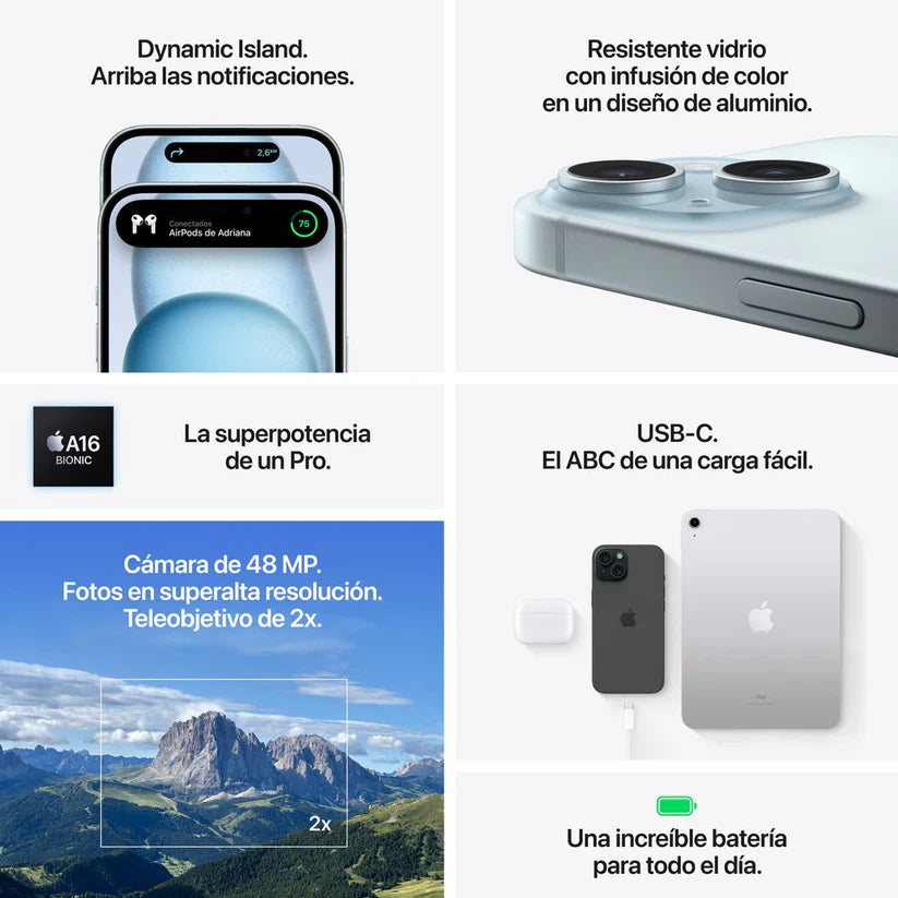 iPhone 15 128GB SIM Fisica