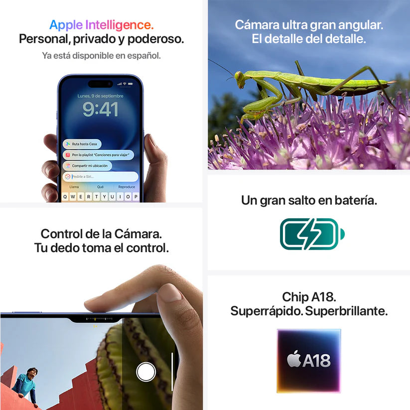 iPhone 16 128GB SIM Fisica