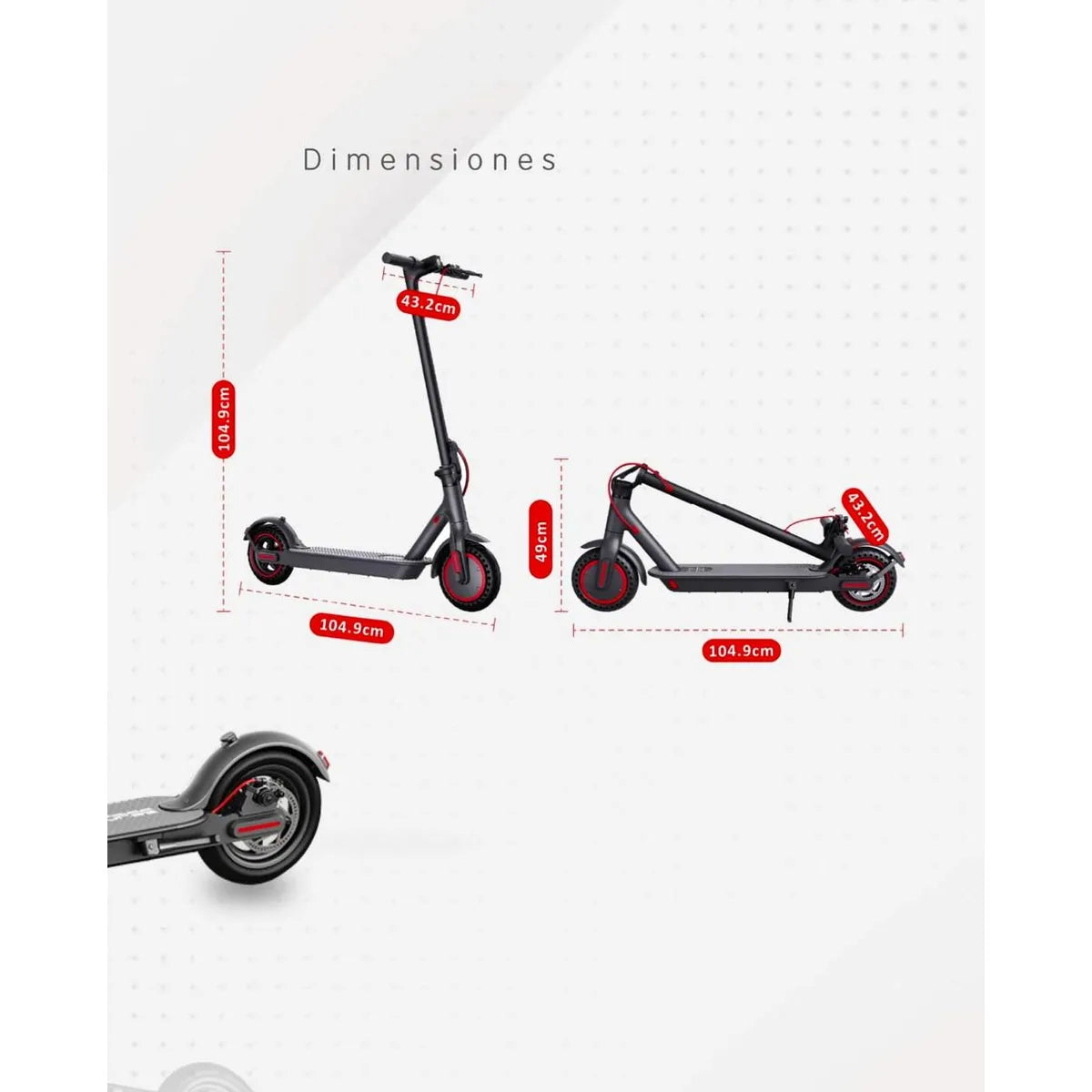 Patineta Eléctrica Mobulaa 350W T1