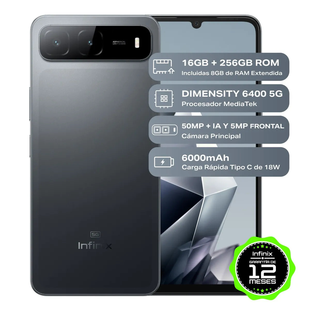 Infinix Hot 60i 5G 256GB 8GB Ram
