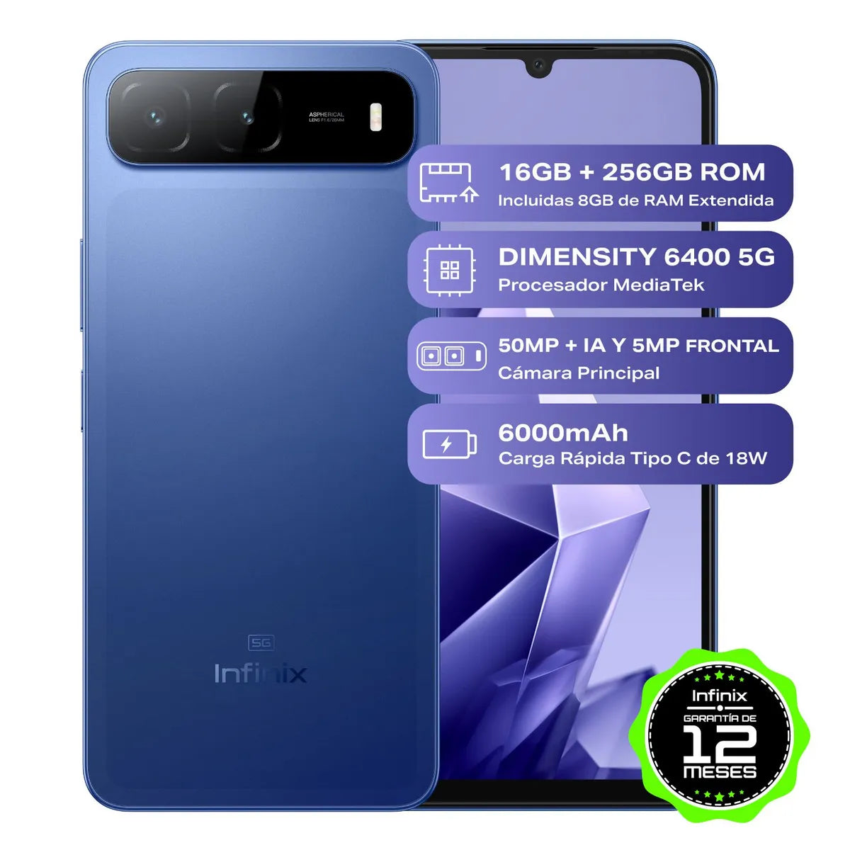 Infinix Hot 60i 5G 256GB 8GB Ram