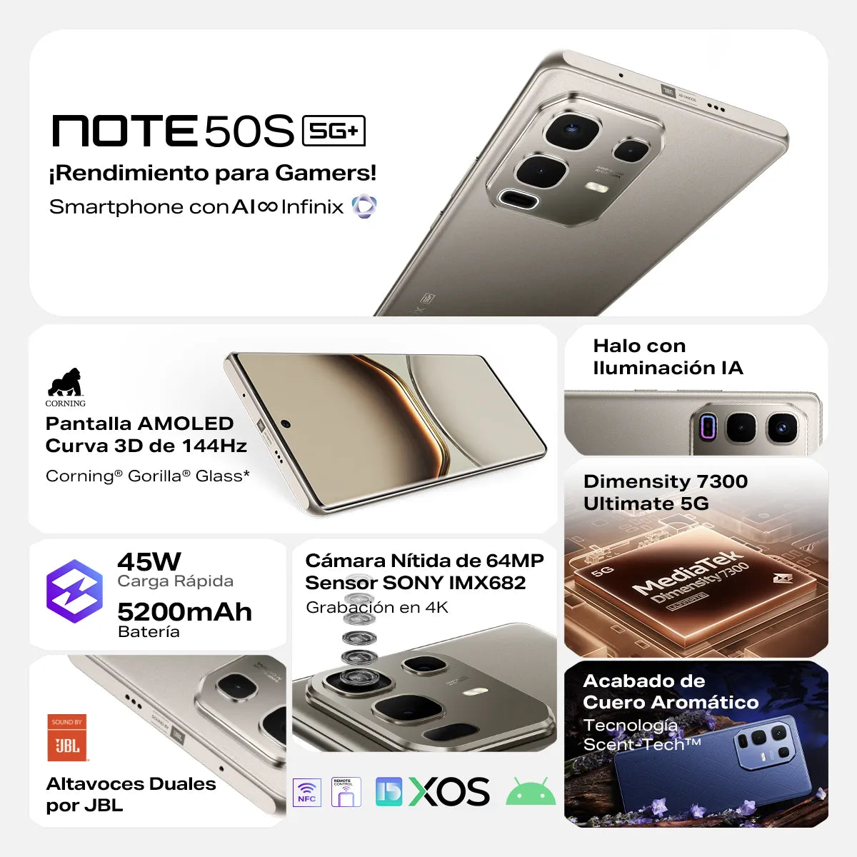 Infinix Note 50S 5G 256GB 8GB Ram