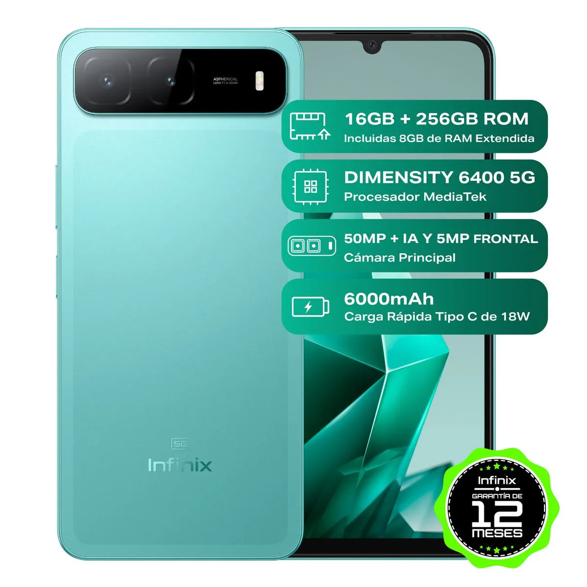 Infinix Hot 60i 5G 256GB 8GB Ram